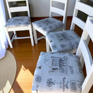 French Provincial Ladder-Back Dining Chairs
