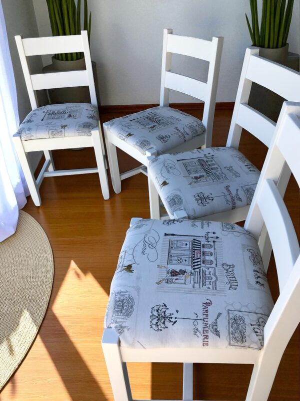 French Provincial Ladder-Back Dining Chairs