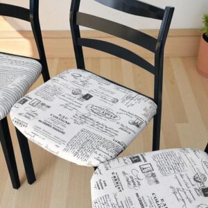 Black French vintage chairs